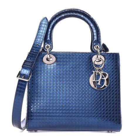 micro lady dior blue